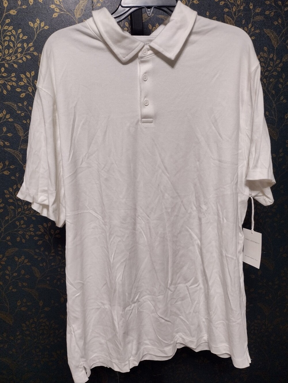 NEW Free Assembly Luxe Everyday Polo In Cream